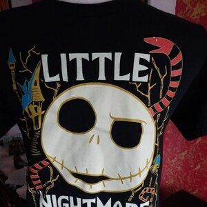 DISNEY Nightmare Before Christmas Jack Pumpkin King LITTLE NIGHTMARE T-Shirt - M